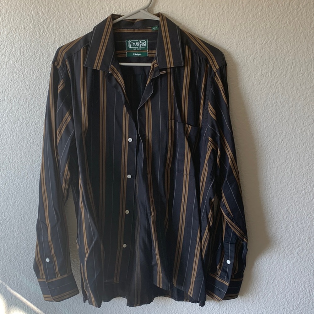 Gitman Vintage Camp Shirt long sleeve. NWOT, never worn